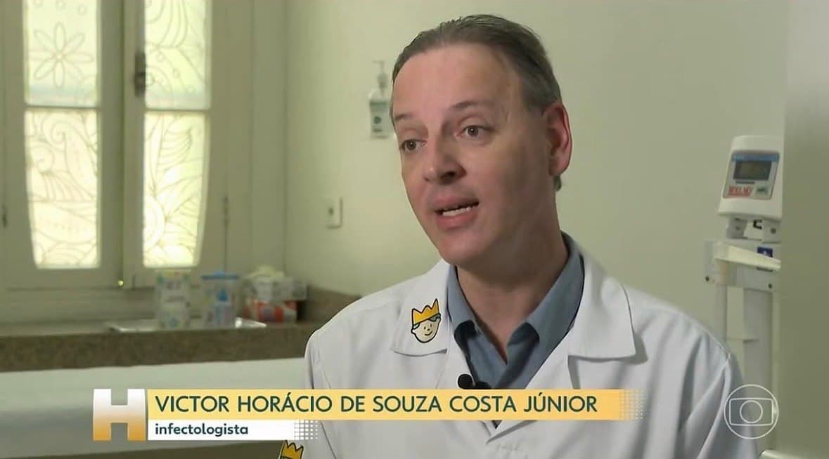 Dr. Victor Horácio em entrevista ao Jornal Hoje, da TV Globo